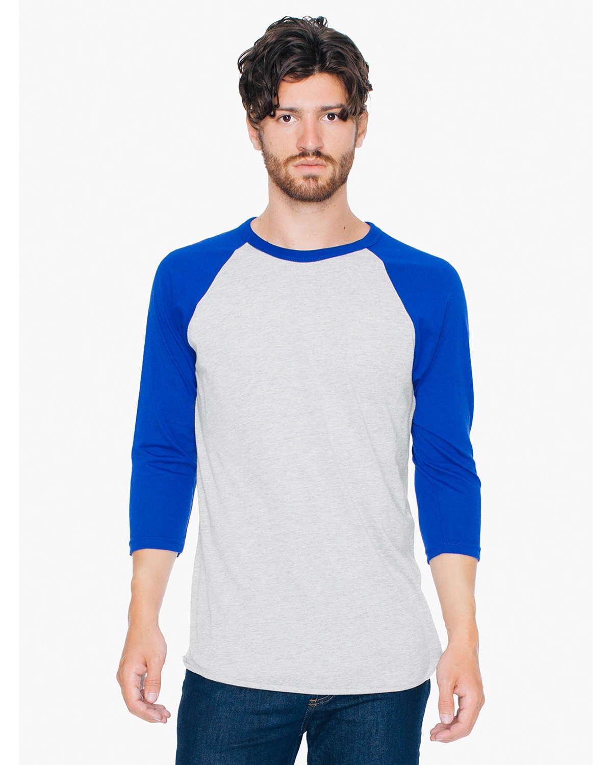 Unisex Poly-Cotton 3/4-Sleeve Raglan T-Shirt 13 Unisex Poly-Cotton 3/4-Sleeve Raglan T-Shirt - Image 11