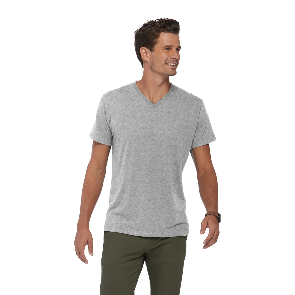 Platinum Adult Unisex CVC Short Sleeve V-Neck Tee 9 Platinum Adult Unisex CVC Short Sleeve V-Neck Tee - Image 7