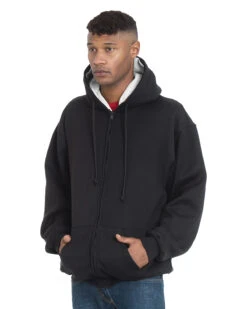 Adult Super Heavy Thermal-Lined Full-Zip Hooded Sweatshirt
