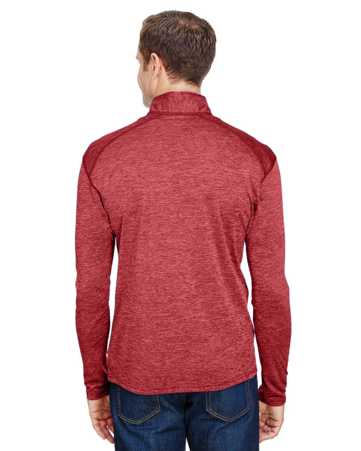 Men's Tonal Space-Dye Quarter-Zip 5 Men's Tonal Space-Dye Quarter-Zip - Image 3