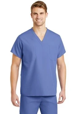 Unisex Reversible V-Neck Scrub Top -Jiffyshirts Sales Store 3d47f9c260657b