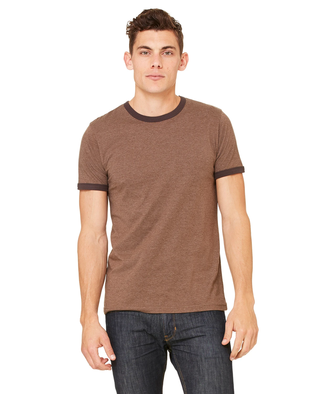 Men's Jersey Short-Sleeve Ringer T-Shirt 13 Men's Jersey Short-Sleeve Ringer T-Shirt - Image 11