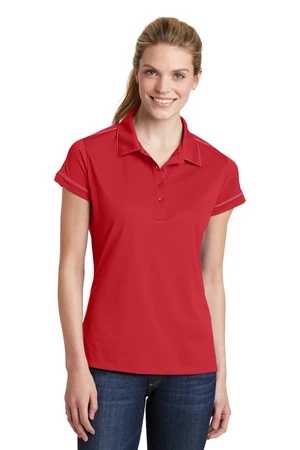 Ladies Contrast Stitch Micropique Sport-Wick Polo 10 Ladies Contrast Stitch Micropique Sport-Wick Polo - Image 8