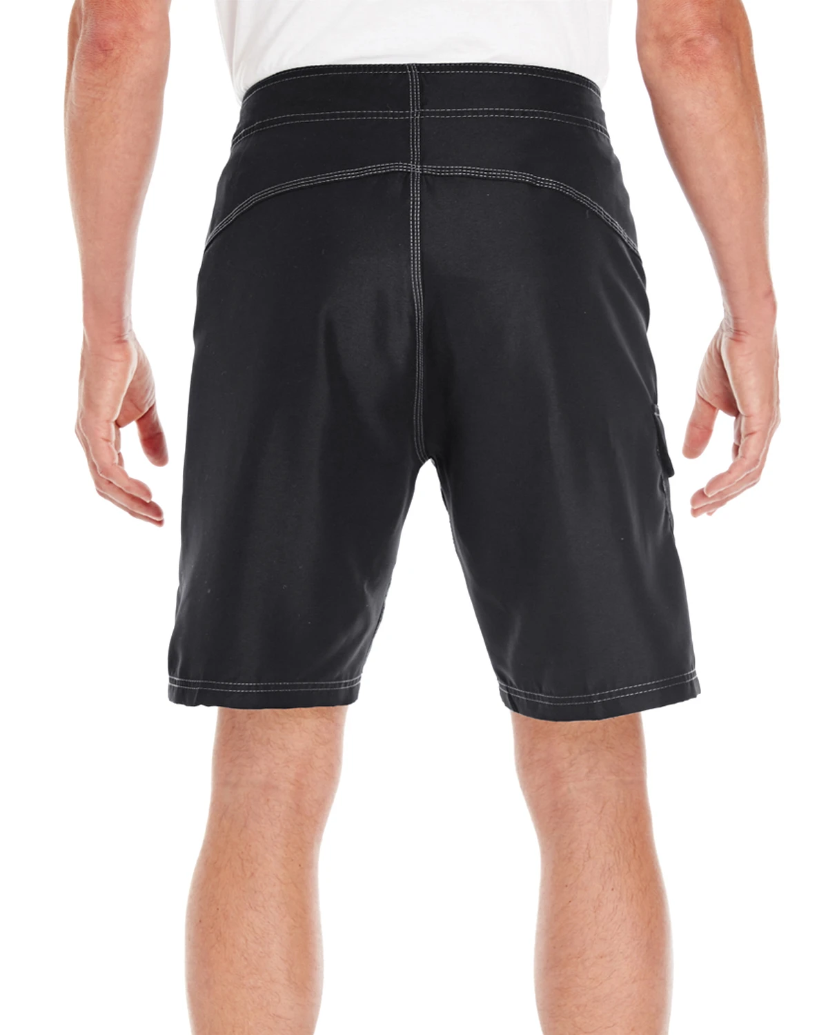 Men's Solid Board Short 5 Men's Solid Board Short - Image 3