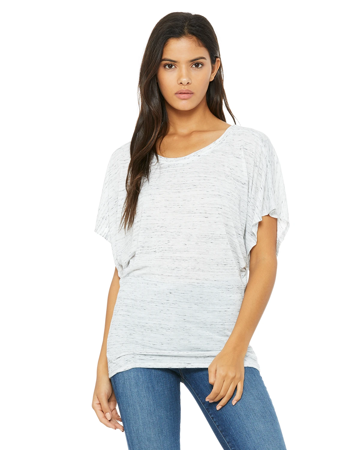 Ladies' Flowy Draped Sleeve Dolman T-Shirt 11 Ladies' Flowy Draped Sleeve Dolman T-Shirt - Image 9