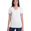 Ladies' Invisible Stripe V-Neck T-Shirt 2 Ladies' Invisible Stripe V-Neck T-Shirt -Jiffyshirts Sales Store 3e7cb65455fbcb