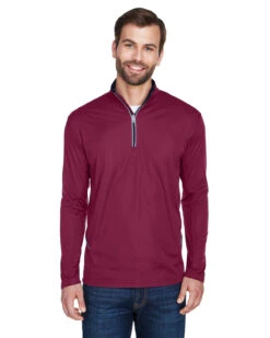Men's Cool & Dry Sport Quarter-Zip Pullover -Jiffyshirts Sales Store 3e8c8834bfacad