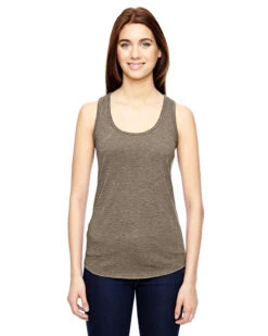 Anvil Ladies' Triblend Racerback Tank -Jiffyshirts Sales Store 3fda37f54af92c