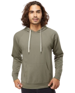 Unisex Lightweight Loopback Terry Hooded Pullover -Jiffyshirts Sales Store 3fe8ddc1a61dcb