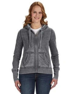 Ladies' Zen Full-Zip Fleece Hood