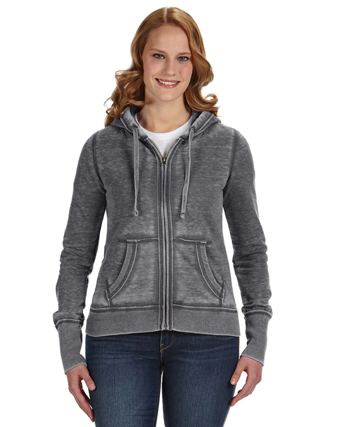 Ladies' Zen Full-Zip Fleece Hood 3 Ladies' Zen Full-Zip Fleece Hood