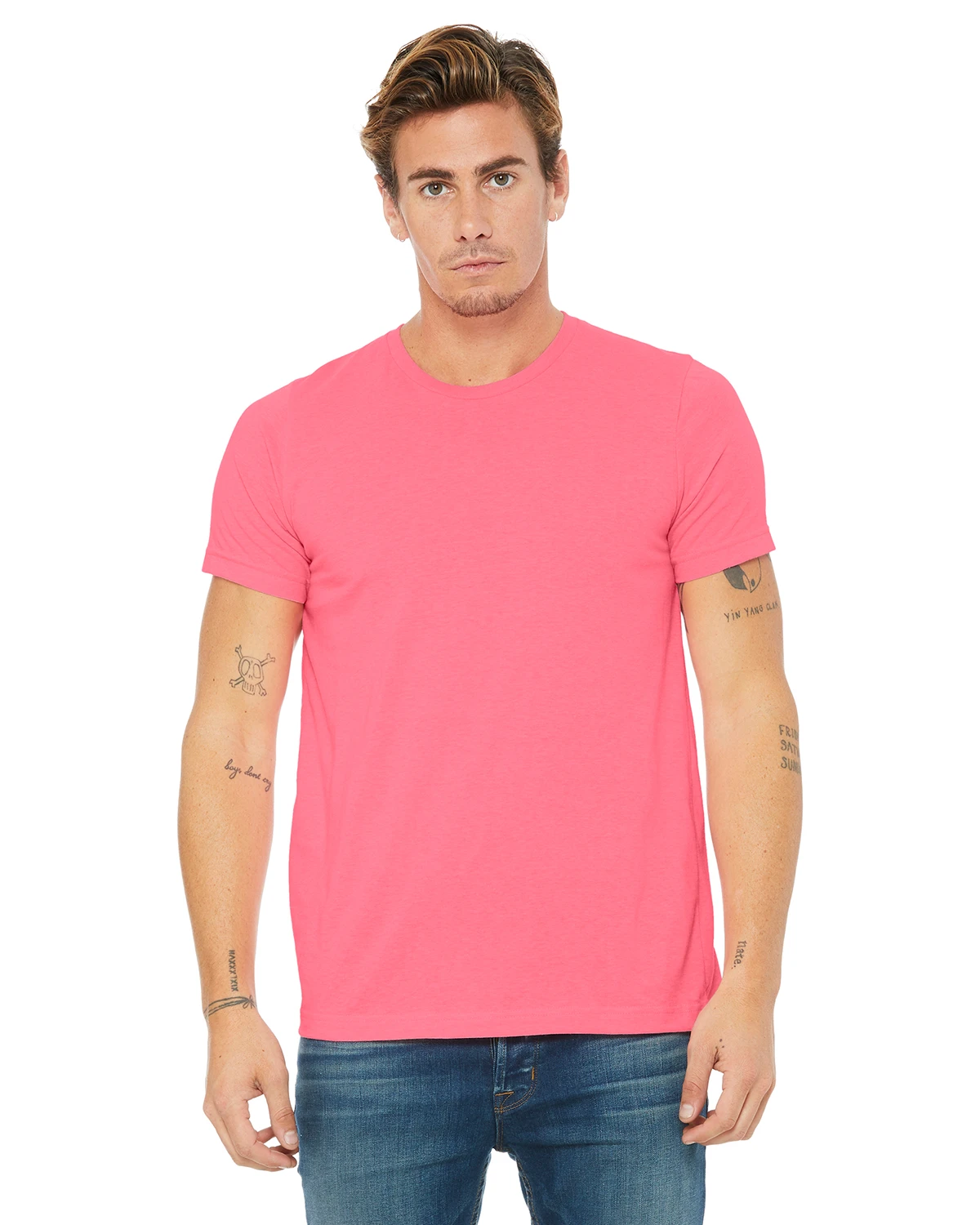 Unisex Poly-Cotton Short-Sleeve T-Shirt 19 Unisex Poly-Cotton Short-Sleeve T-Shirt - Image 17