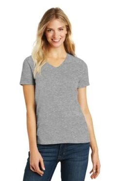 District Ladies' Perfect Blend V-Neck Tee 27 District Ladies' Perfect Blend V-Neck Tee -Jiffyshirts Sales Store 4035271b4532af