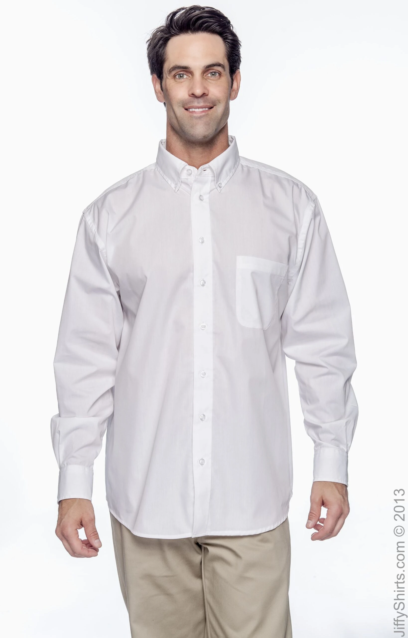 Men's 3.1 Oz. Essential Poplin 7 Men's 3.1 Oz. Essential Poplin - Image 5