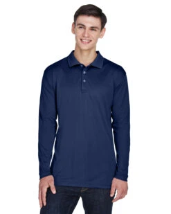 Adult Unisex Cool & Dry Sport Long-Sleeve Polo -Jiffyshirts Sales Store 40380d138a7b19