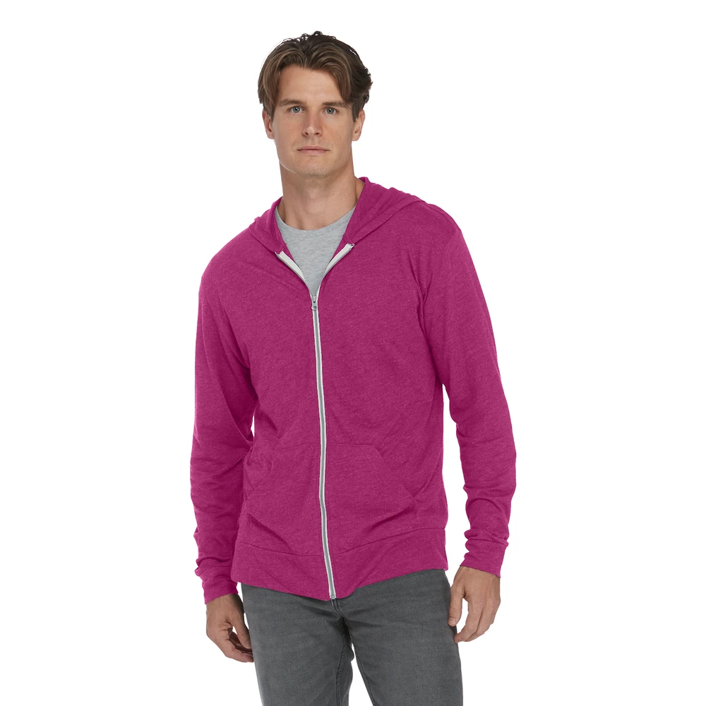 Platinum Adult Unisex Tri-Blend Full Zip Hoodie 11 Platinum Adult Unisex Tri-Blend Full Zip Hoodie - Image 9