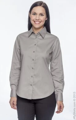 Ladies' Easy Blend™ Long-Sleeve Twill Shirt With Stain-Release 27 Ladies' Easy Blend™ Long-Sleeve Twill Shirt With Stain-Release -Jiffyshirts Sales Store 409B5EDF68277F