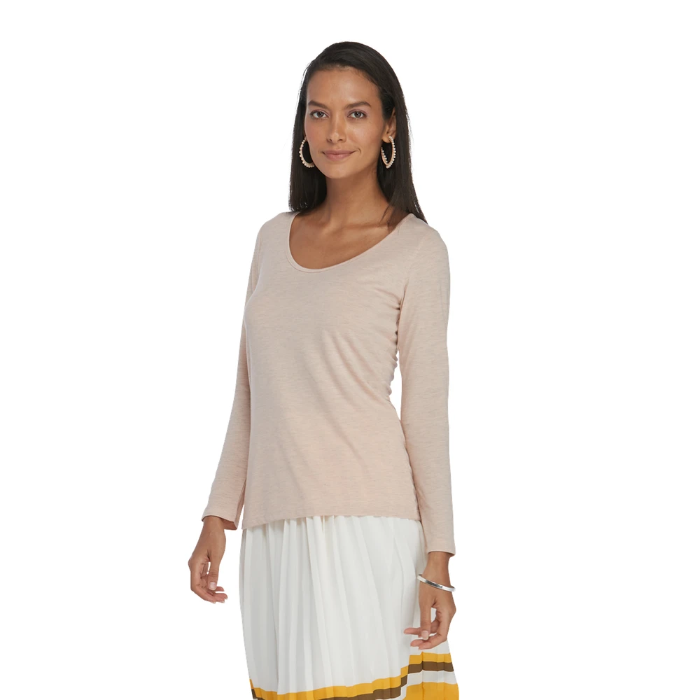 Platinum Ladies Tri-Blend Long Sleeve Scoop Neck Tee 12 Platinum Ladies Tri-Blend Long Sleeve Scoop Neck Tee - Image 10