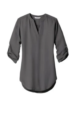 Ladies 3/4-Sleeve Tunic Blouse 16 Ladies 3/4-Sleeve Tunic Blouse -Jiffyshirts Sales Store 4139ca8e453f52
