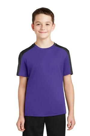 Youth Unisex PosiCharge Competitor Sleeve-Blocked Tee 13 Youth Unisex PosiCharge Competitor Sleeve-Blocked Tee - Image 11