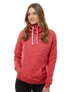 Ladies' Melange Fleece Cowl Neck Sweatshirt 13 Ladies' Melange Fleece Cowl Neck Sweatshirt -Jiffyshirts Sales Store 4184cc2d9062c1