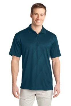 Tech Embossed Polo 14 Tech Embossed Polo -Jiffyshirts Sales Store 41d32b0b2b66d7