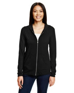 Anvil Ladies' Triblend Full-Zip Jacket -Jiffyshirts Sales Store 420282dbcbd7ec