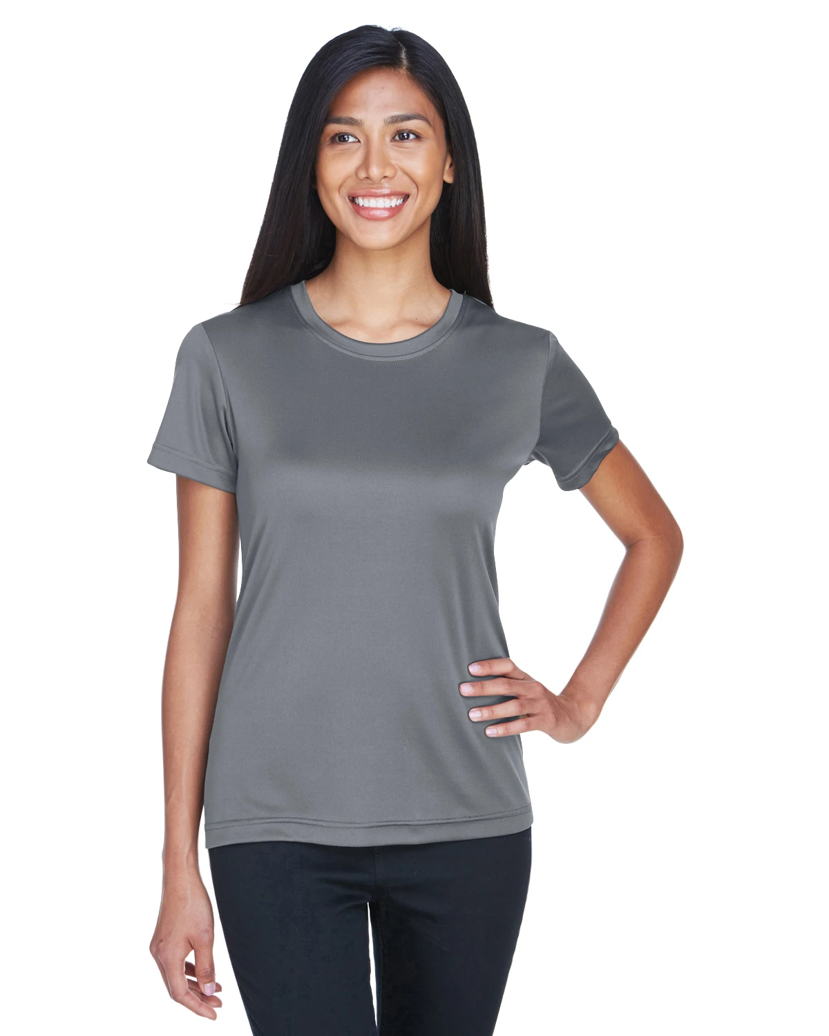 Ladies' Cool & Dry Basic Performance T-Shirt 7 Ladies' Cool & Dry Basic Performance T-Shirt - Image 5