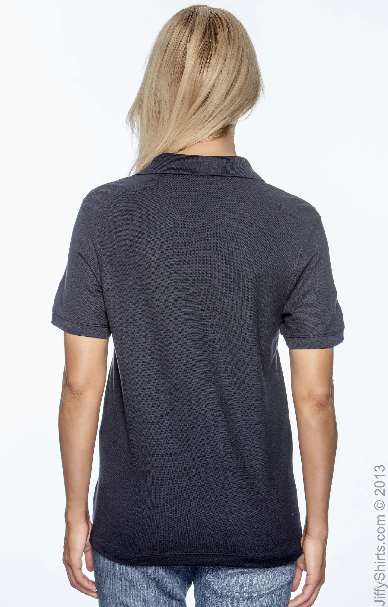 Ladies' Pima Piqué Short-Sleeve Y-Collar Polo 6 Ladies' Pima Piqué Short-Sleeve Y-Collar Polo - Image 4