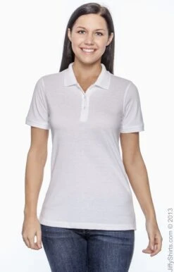 Ladies' 5.6 Oz. Easy Blend™ Polo -Jiffyshirts Sales Store 43B15F7BD393B5