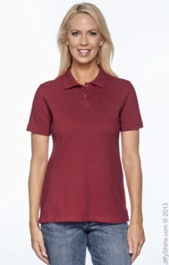 Ladies' 6 Oz. Ringspun Cotton Piqué Short-Sleeve Polo -Jiffyshirts Sales Store 43C031FD18F029