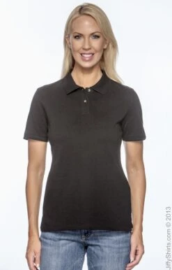 Ladies' 6 Oz. Ringspun Cotton Piqué Short-Sleeve Polo