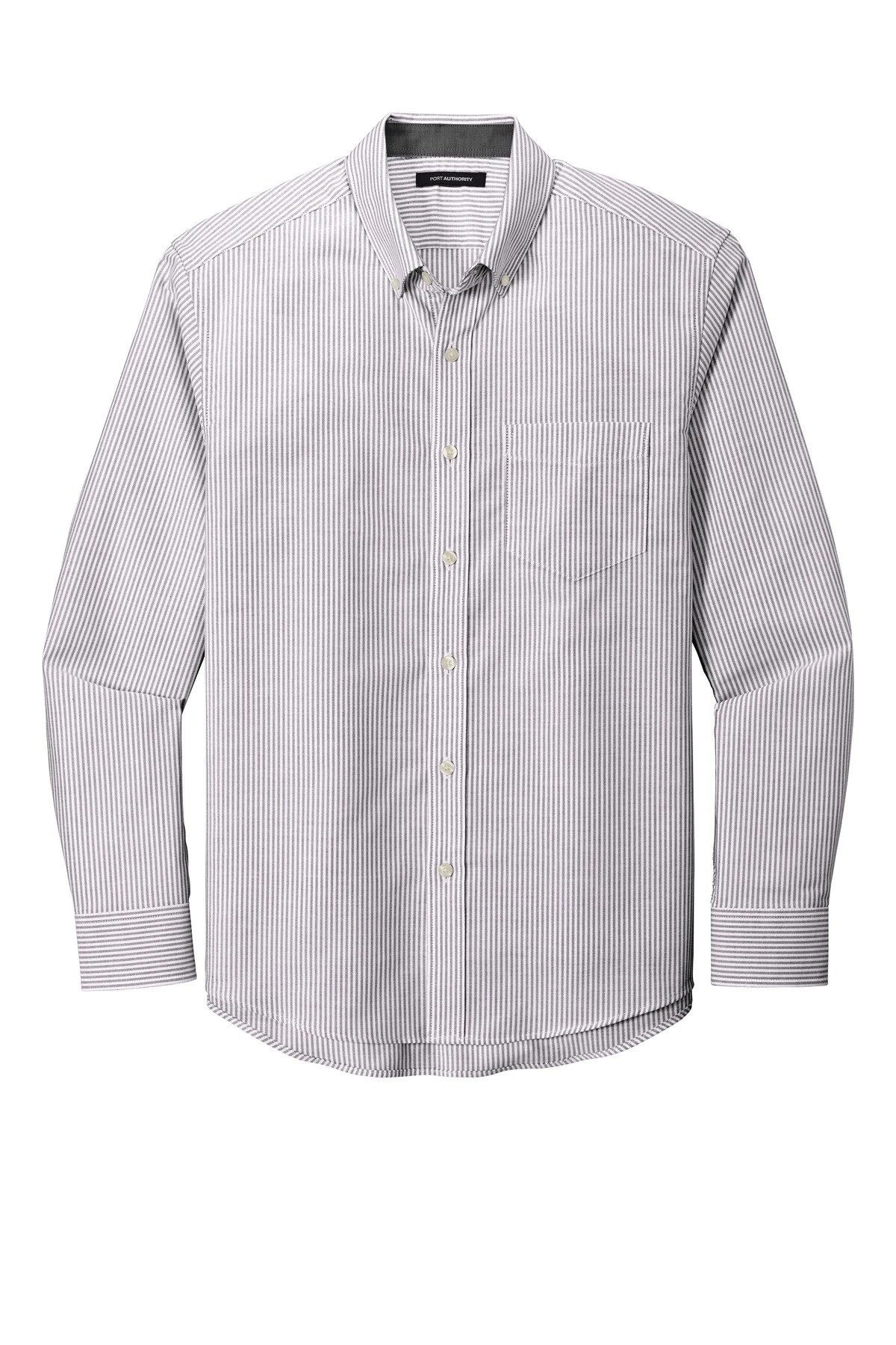 Adult Unisex SuperPro Oxford Stripe Shirt 4 Adult Unisex SuperPro Oxford Stripe Shirt - Image 2