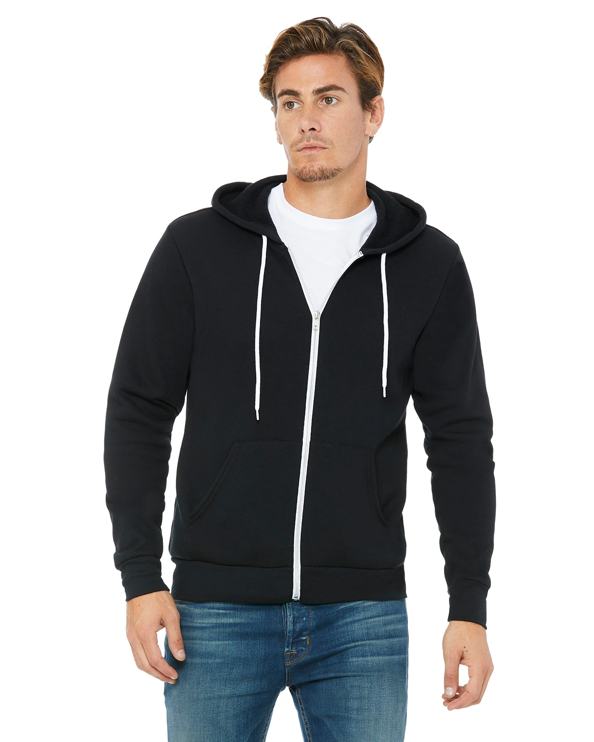 Unisex Poly-Cotton Sponge Fleece Full-Zip Hooded Sweatshirt 20 Unisex Poly-Cotton Sponge Fleece Full-Zip Hooded Sweatshirt - Image 18