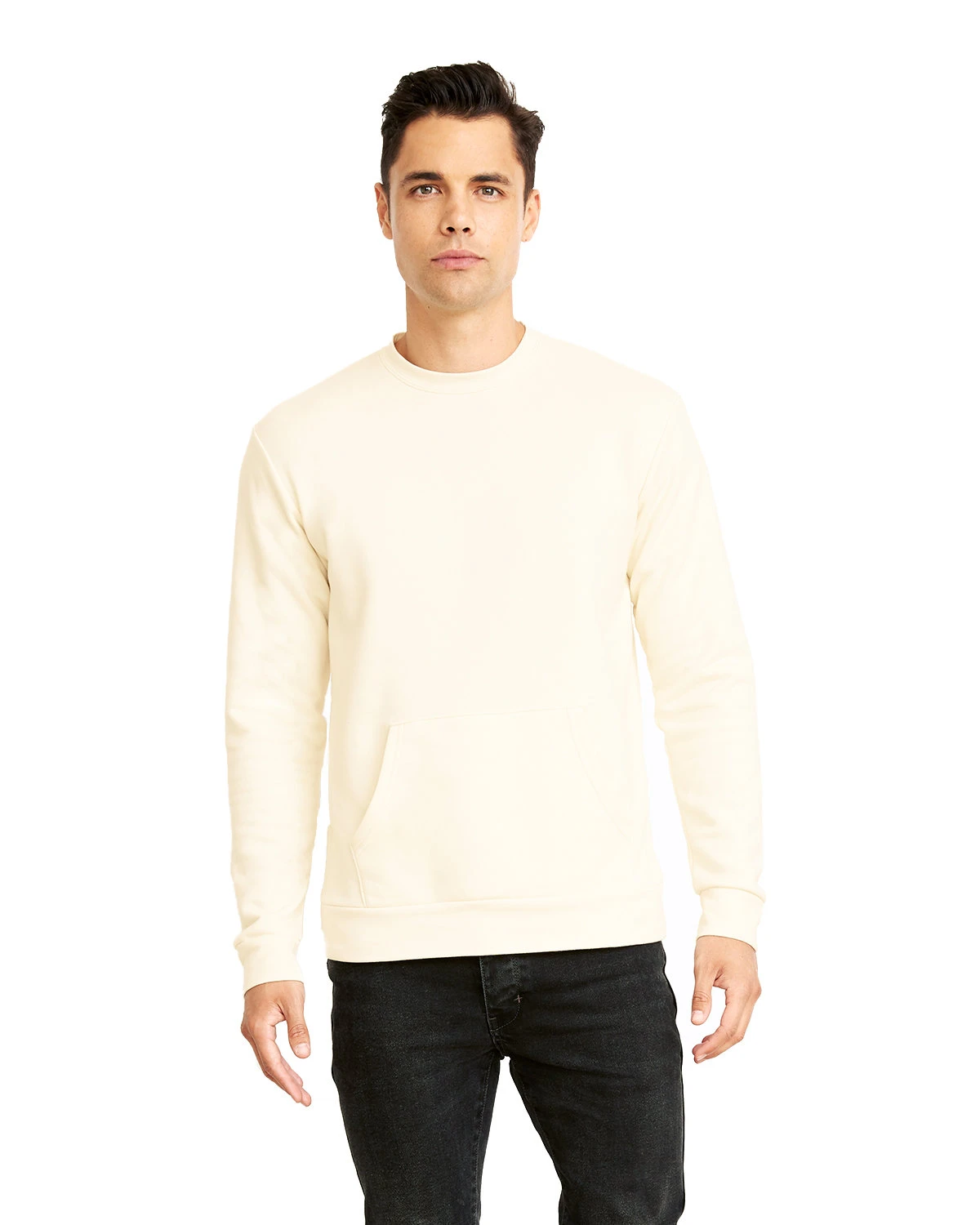 Next Level Unisex Long-Sleeve Crew With Pocket 6 Next Level Unisex Long-Sleeve Crew With Pocket - Image 4