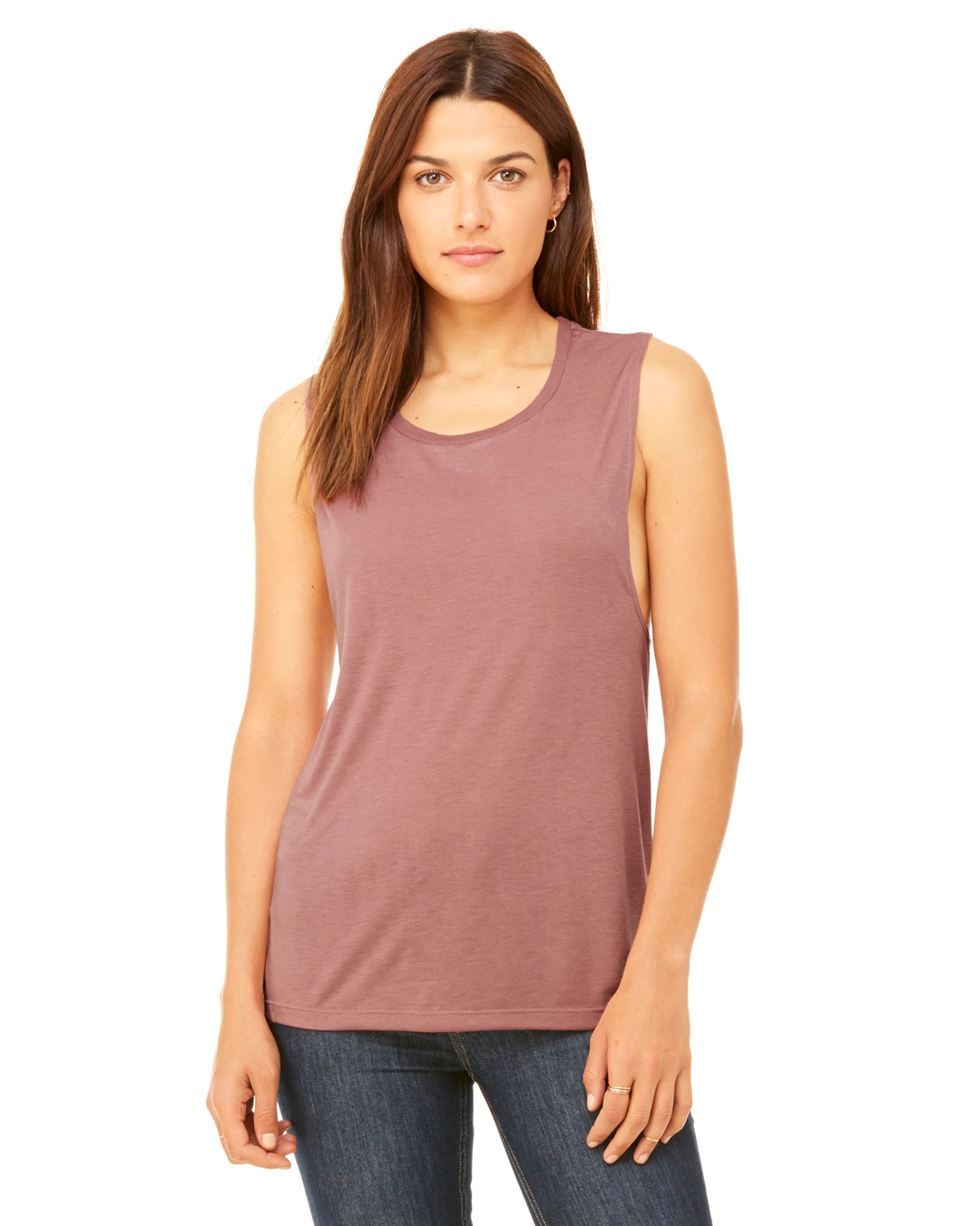 Ladies' Flowy Scoop Muscle Tank 20 Ladies' Flowy Scoop Muscle Tank - Image 18