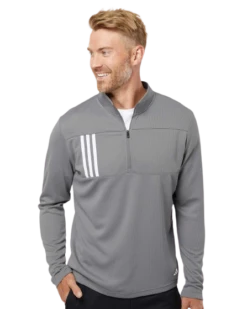 ADIDAS Adult Unisex 3-Stripes Double Knit Quarter-Zip Pullover 14 ADIDAS Adult Unisex 3-Stripes Double Knit Quarter-Zip Pullover -Jiffyshirts Sales Store 450fa926228df2