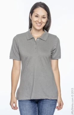 Ladies' 5.6 Oz. Easy Blend™ Polo -Jiffyshirts Sales Store 451A4D3302D4B6