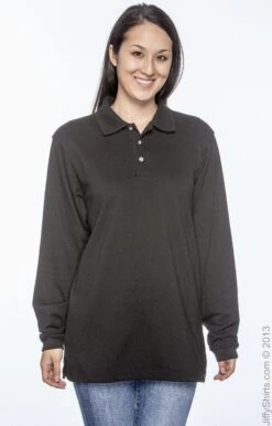 Unisex Men's 5.6 Oz. Easy Blend™ Long-Sleeve Polo