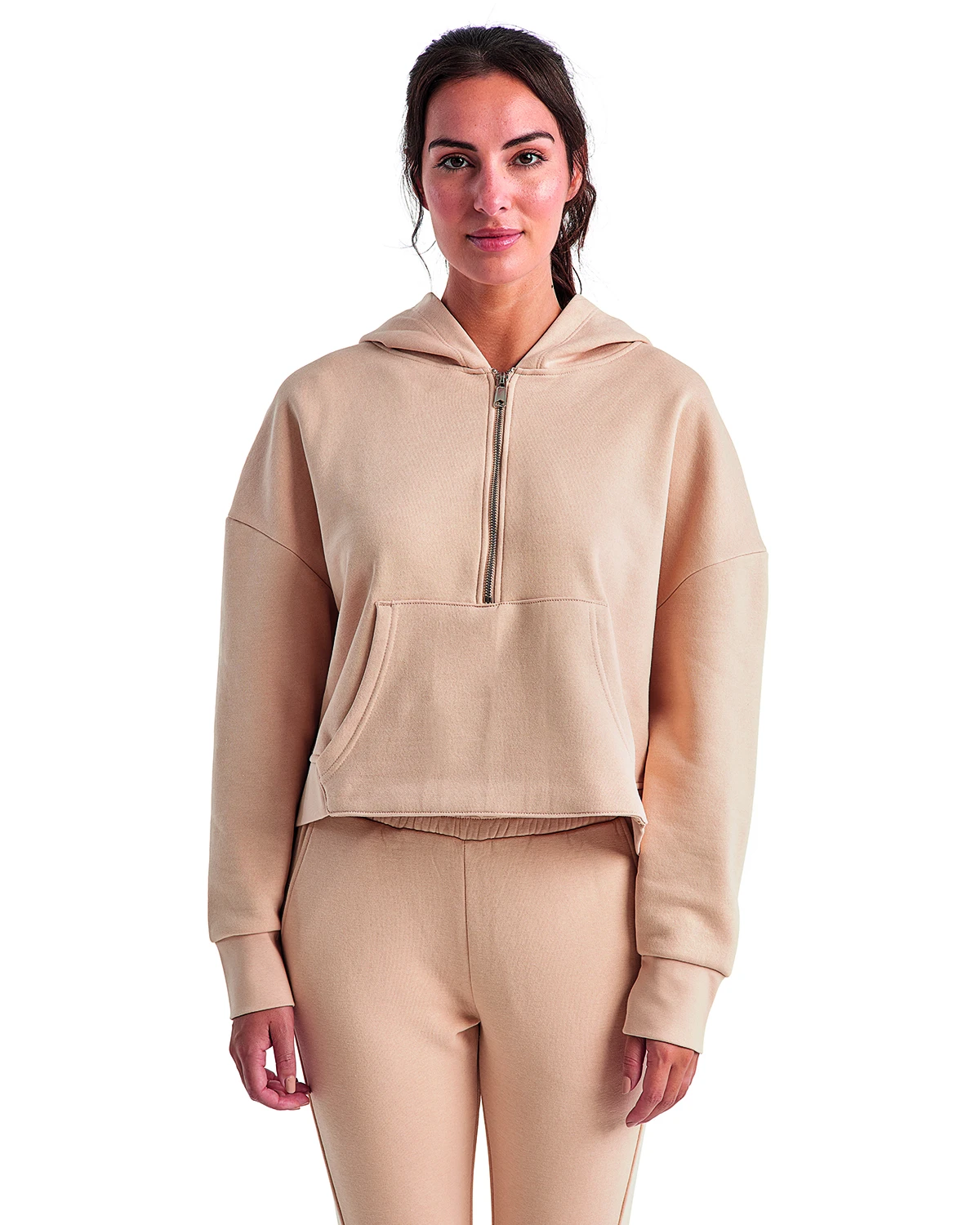 Ladies' Alice Half-Zip Hooded Sweatshirt 11 Ladies' Alice Half-Zip Hooded Sweatshirt - Image 9