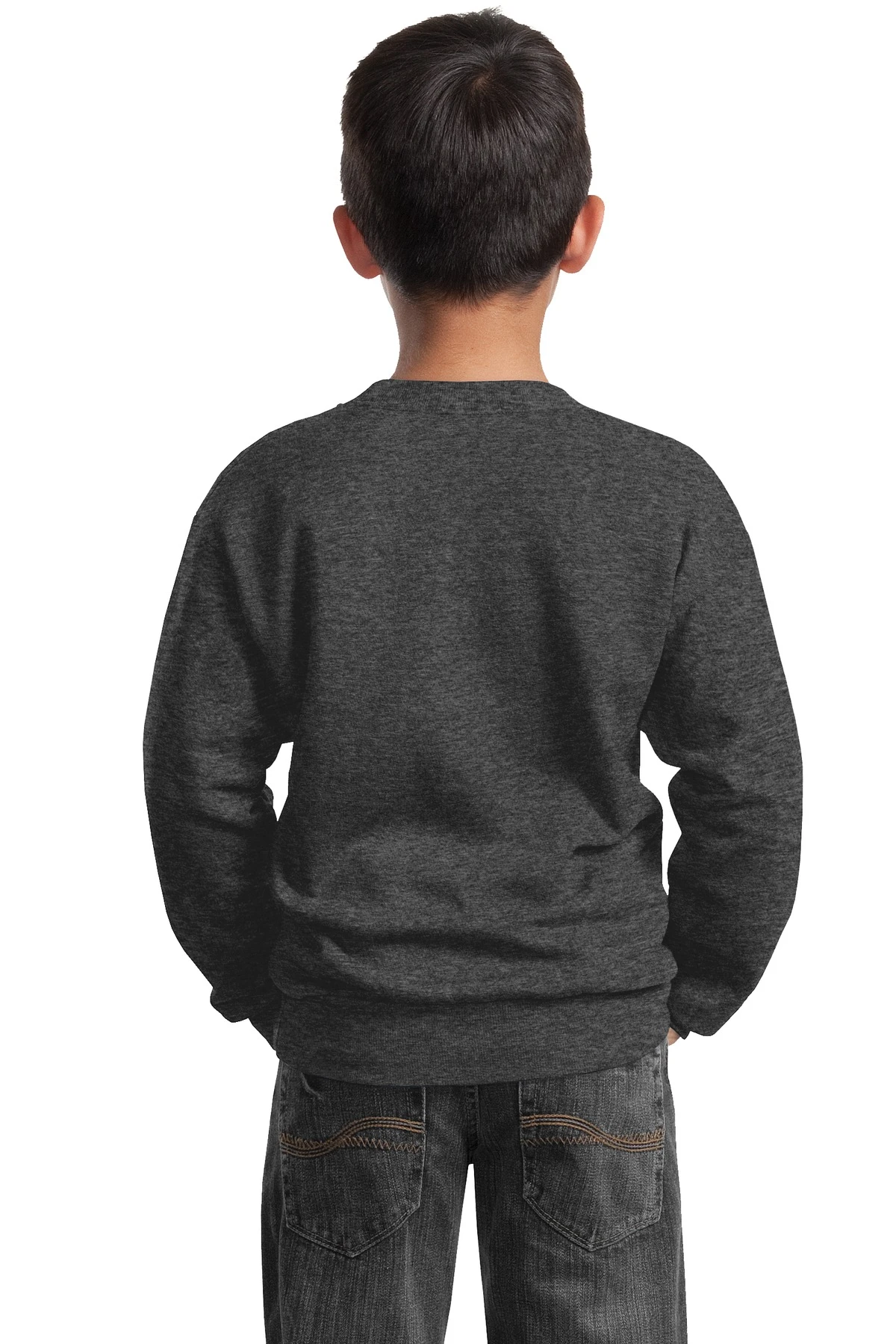 Youth Unisex Core Fleece Crewneck Sweatshirt 4 Youth Unisex Core Fleece Crewneck Sweatshirt - Image 2