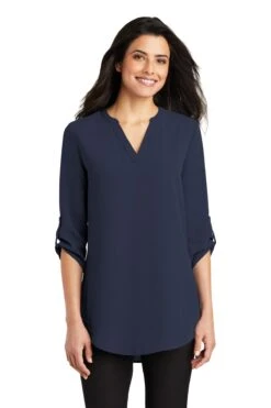 Ladies 3/4-Sleeve Tunic Blouse 25 Ladies 3/4-Sleeve Tunic Blouse -Jiffyshirts Sales Store 463f4cc416e75e