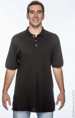 Unisex Men's 5.6 Oz. Easy Blend™ Polo With Pocket 13 Unisex Men's 5.6 Oz. Easy Blend™ Polo With Pocket -Jiffyshirts Sales Store 46620E25C6AC90