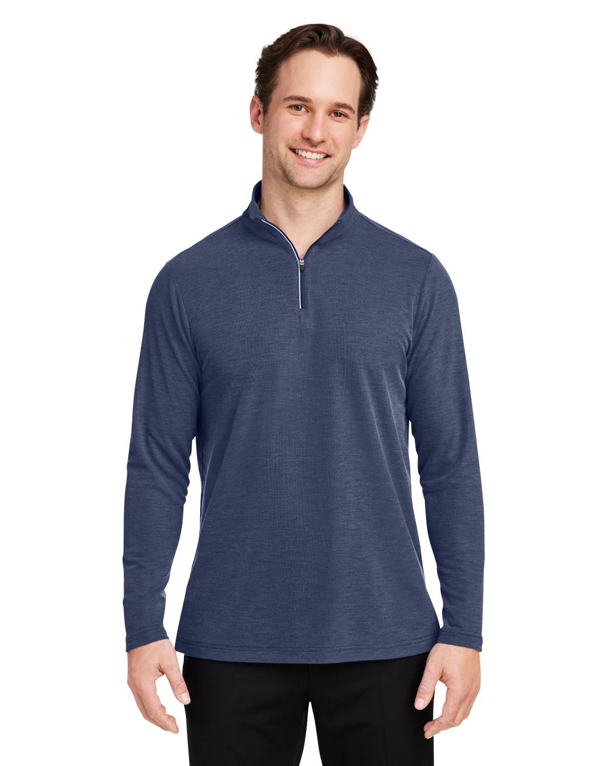 Men's Fusion ChromaSoft™ Pique Quarter-Zip 6 Men's Fusion ChromaSoft™ Pique Quarter-Zip - Image 4