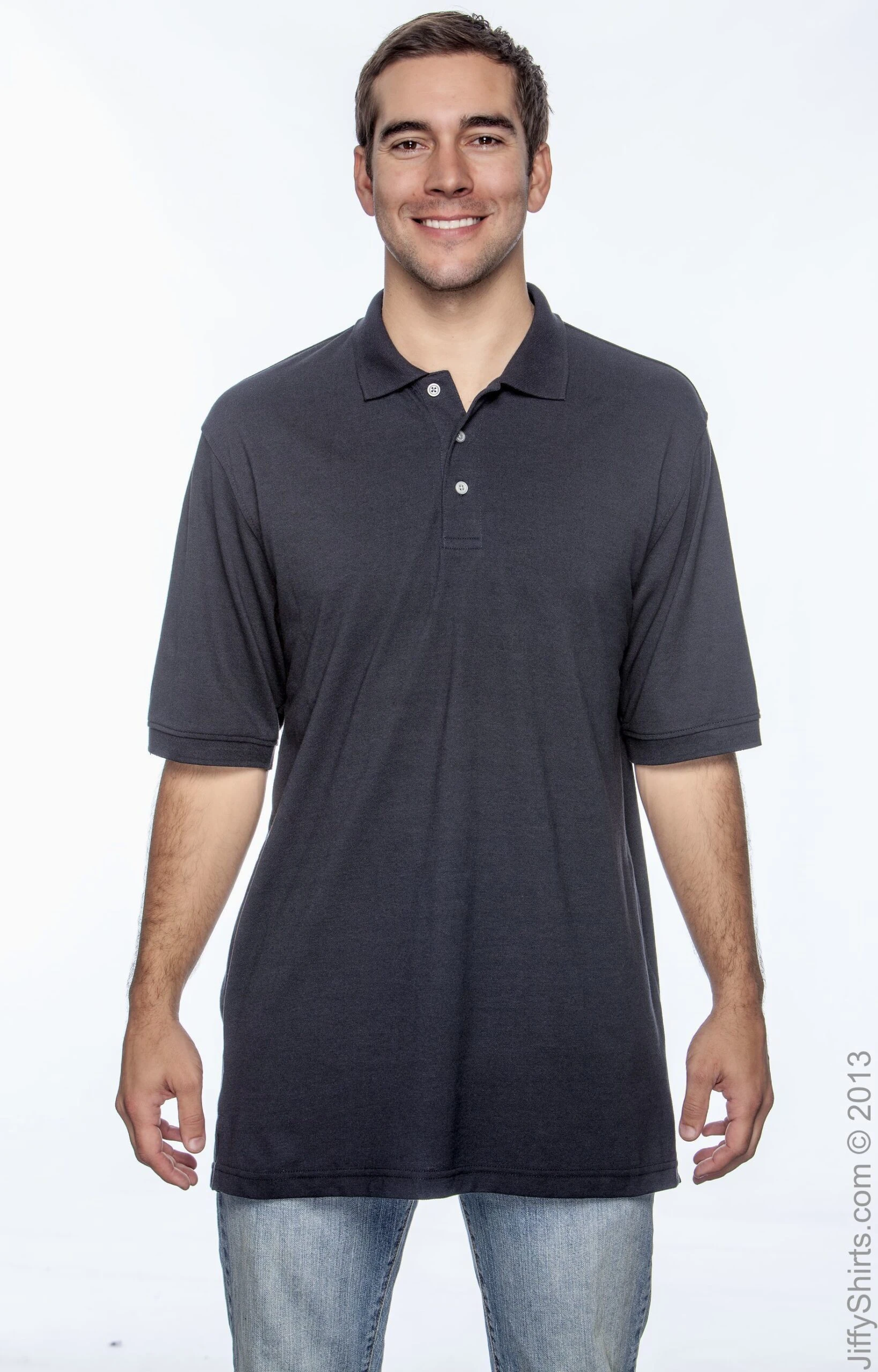 Men's 5.6 Oz. Easy Blend™ Polo 3 Men's 5.6 Oz. Easy Blend™ Polo