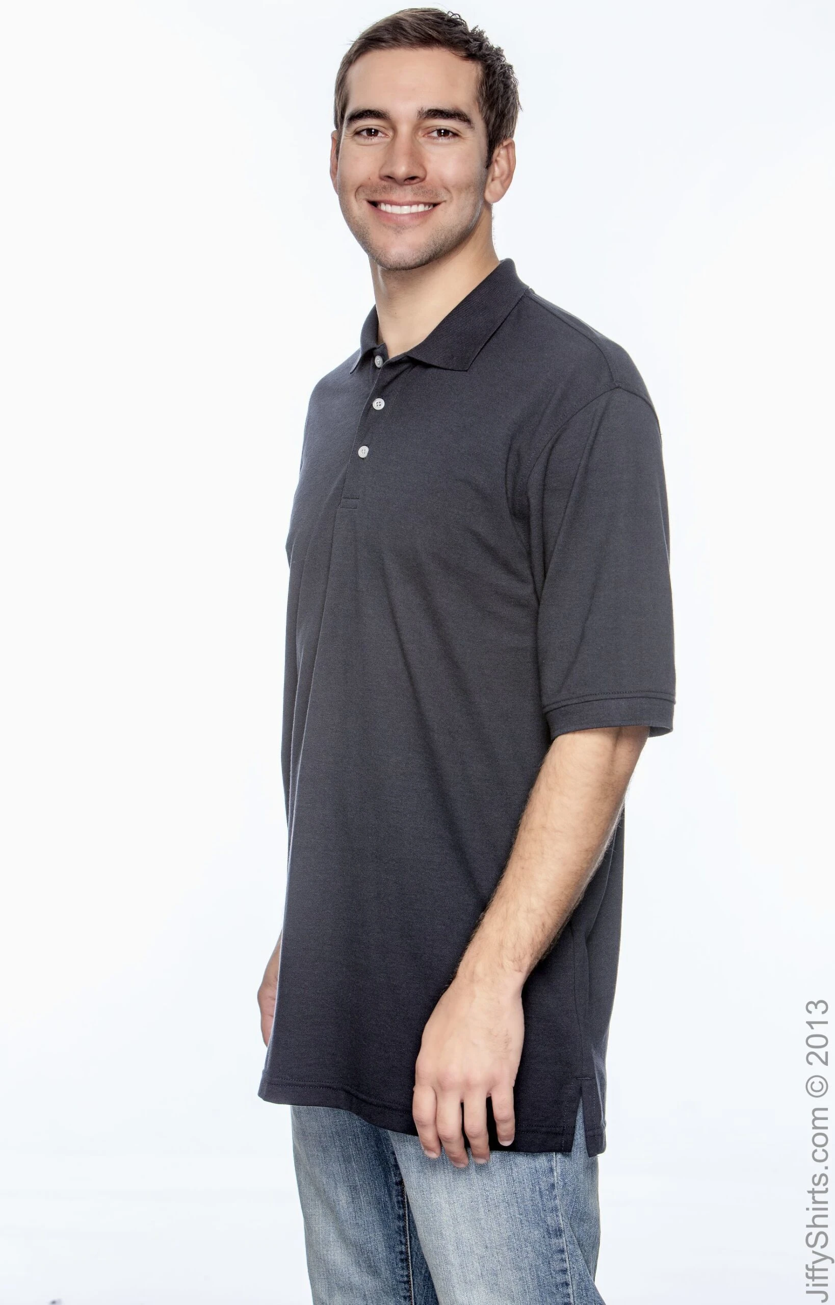 Men's 5.6 Oz. Easy Blend™ Polo 4 Men's 5.6 Oz. Easy Blend™ Polo - Image 2