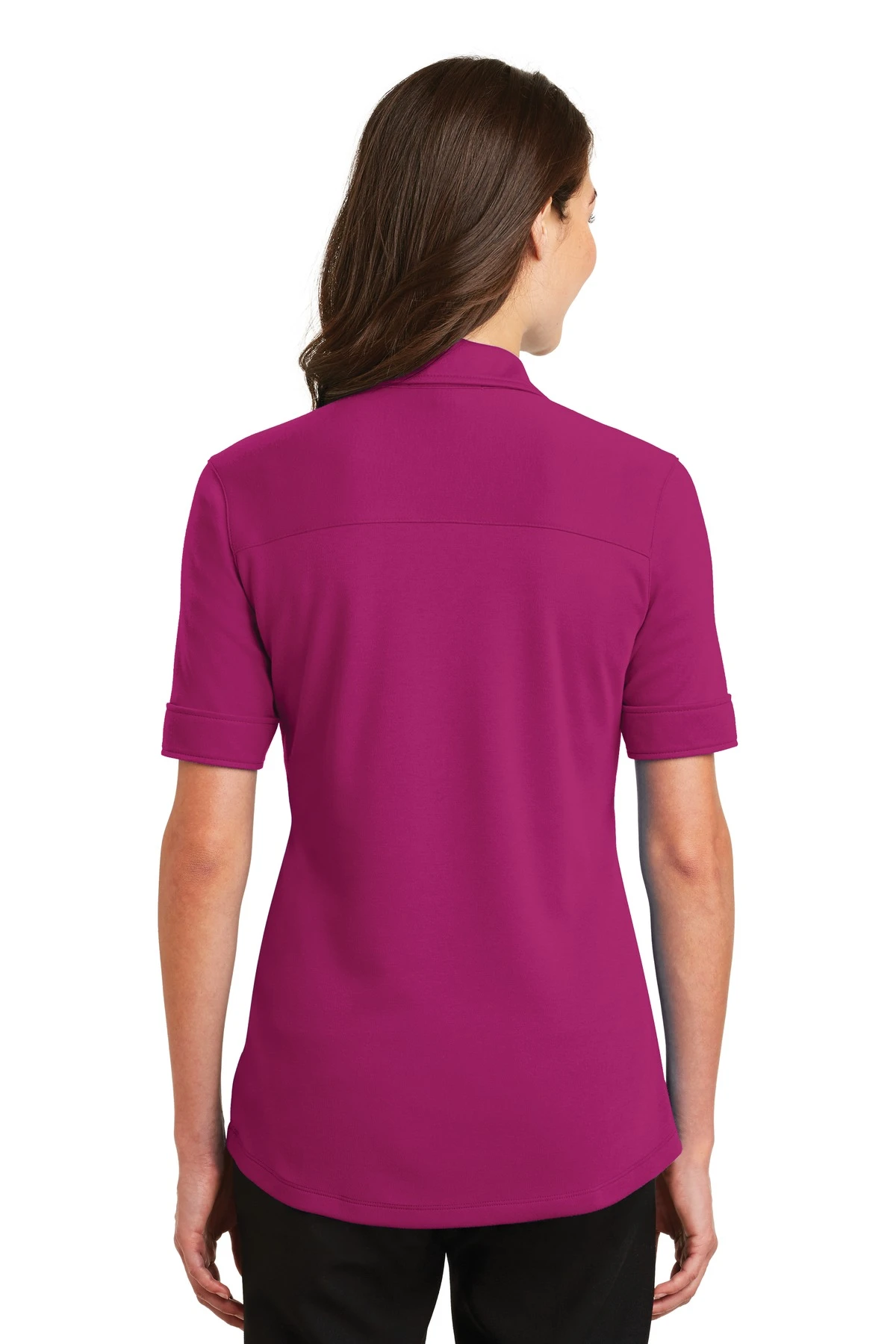 Ladies Silk Touch Interlock Performance Polo 4 Ladies Silk Touch Interlock Performance Polo - Image 2