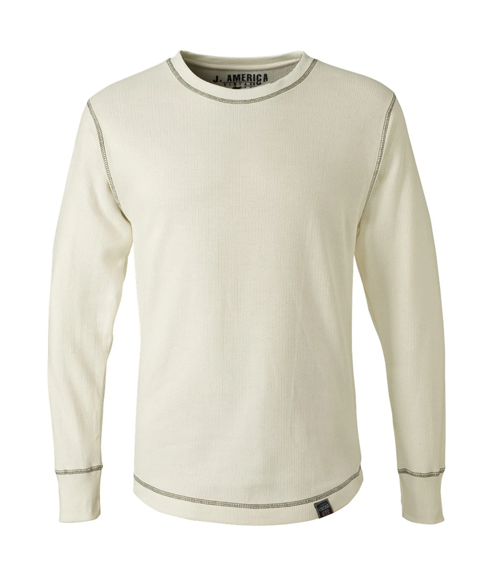 Unisex Men's Vintage Long-Sleeve Thermal T-Shirt 9 Unisex Men's Vintage Long-Sleeve Thermal T-Shirt - Image 7