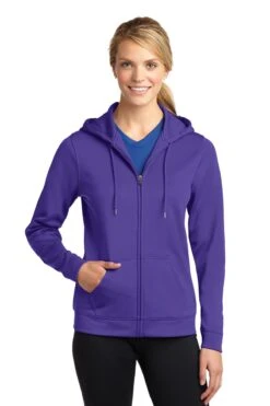 Ladies Sport-Wick Fleece Full-Zip Hooded Jacket 14 Ladies Sport-Wick Fleece Full-Zip Hooded Jacket -Jiffyshirts Sales Store 47e54b6a5e7989