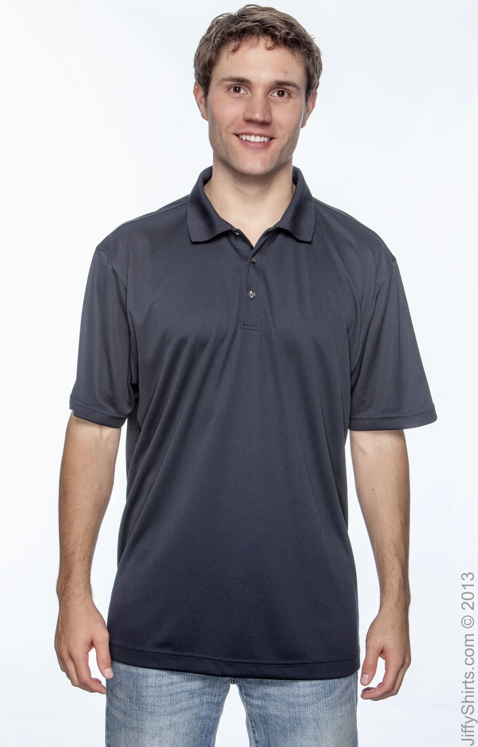 Men's Double Mesh Polo 10 Men's Double Mesh Polo - Image 8